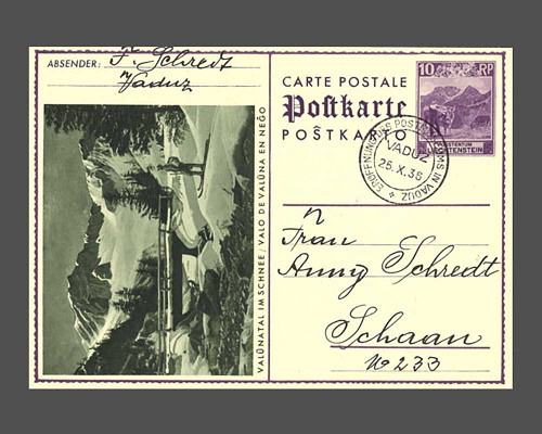 Postkarte: Alp am Bettlerjoch