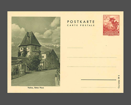Postkarte: Enzian