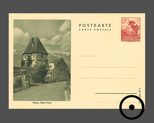 Postkarte: Enzian
