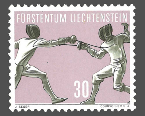 Sport: Schwimmen, Fechten, Tennis, Radfa