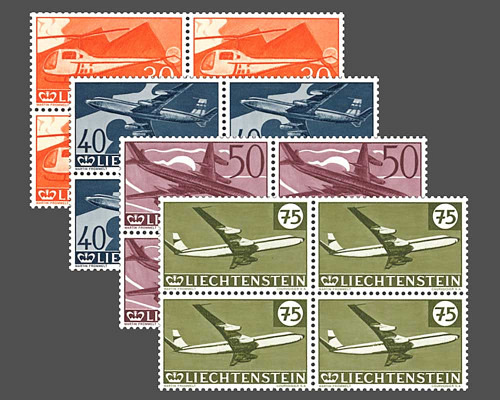 30 Jahre Flugpostmarken in Liechtenstein