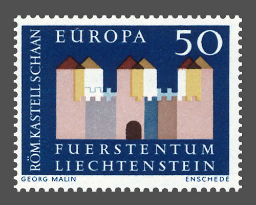 Europa - Römisches Kastell in Schaan