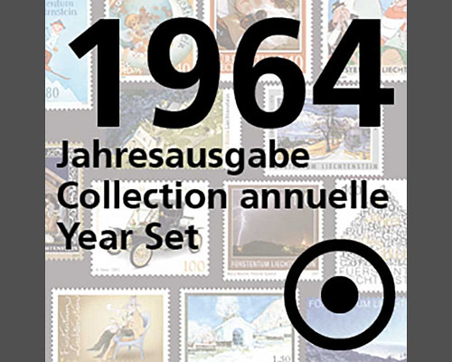 Collection annuelle 1964 Mi. Nr. 437-448