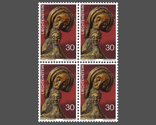 Weihnachten - Holzplastik von Rudolf Sch