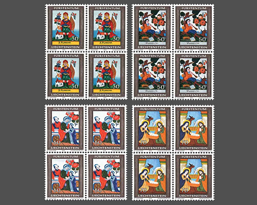 Weihnachten - Hinterglasmalerei