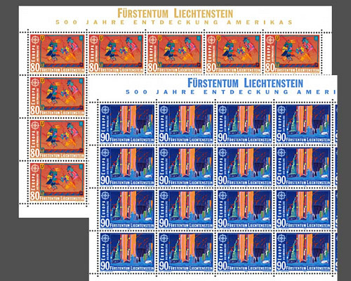 Europa - 500. Jahrestag der Entdeckung v