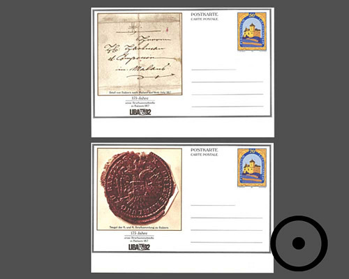 Postkarte: Burg Gutenberg