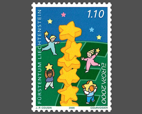 Europa - Kinder bauen Sternenturm