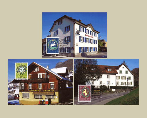 Alte Gasthausschilder