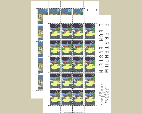 Alte Bauten und Ortsbildschutz: Bendern