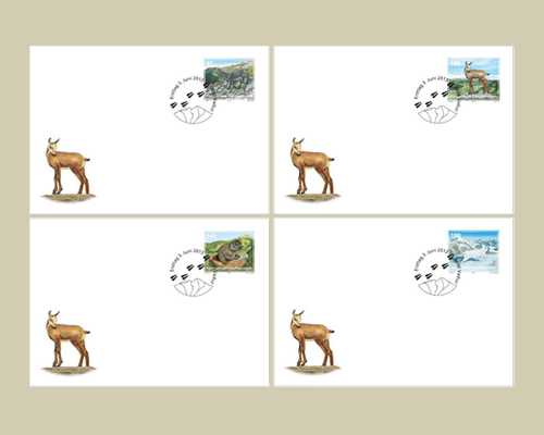 Jungtiere der Alpenregion - Einzelmarke