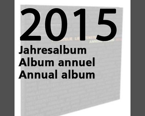 Jahresalbum 2015 ohne Wertzeichen