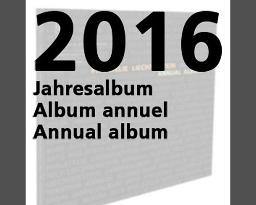 Annual album 2016 without stamps