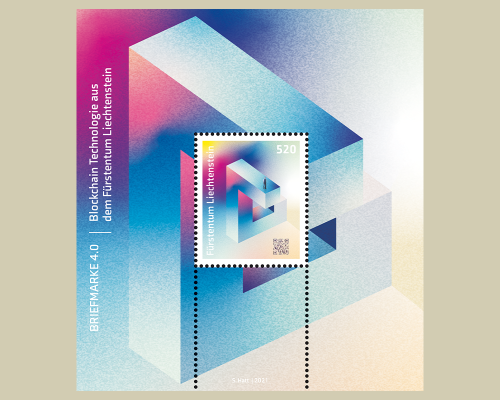 Briefmarke 4.0 Blockchain Technologie