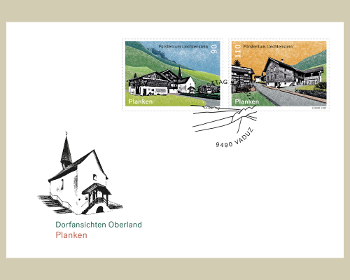 Vues du village de Planken