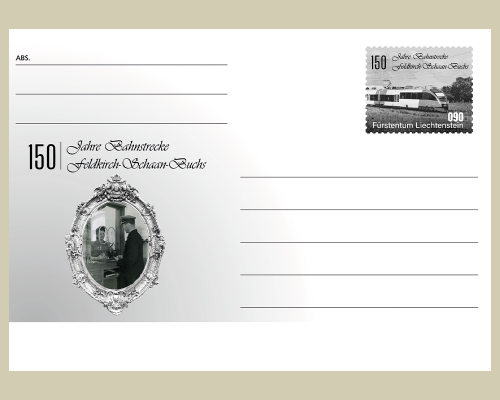 Postkarte: 150 Jahre Bahnstrecke Feldkir