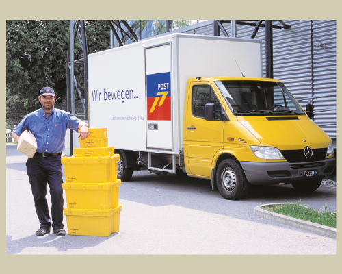 Bildpostkarte: 25 Jahre Post