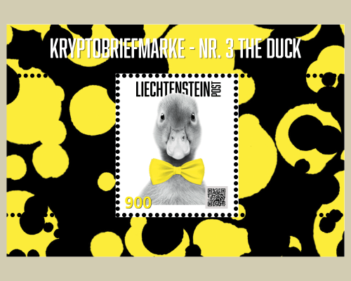 Kryptobriefmarke - Nr. 3 The Duck