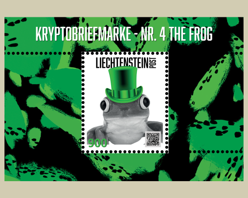 Kryptobriefmarke - Nr. 4 The Frog