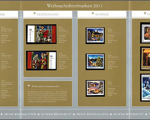 Weihnachtsset 2011 -  Liechtenstein, Öst