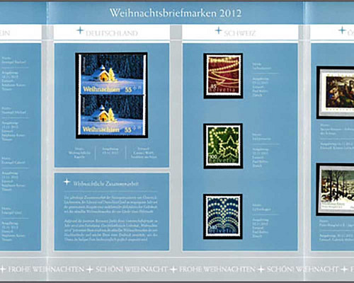Weihnachtsset 2012 -  Liechtenstein, Öst