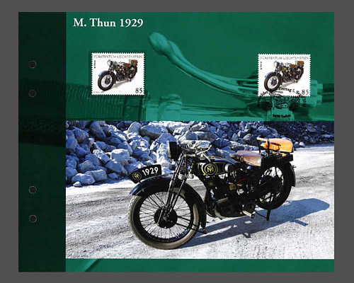 Albumblätter Motorräder 2016 - Englisch