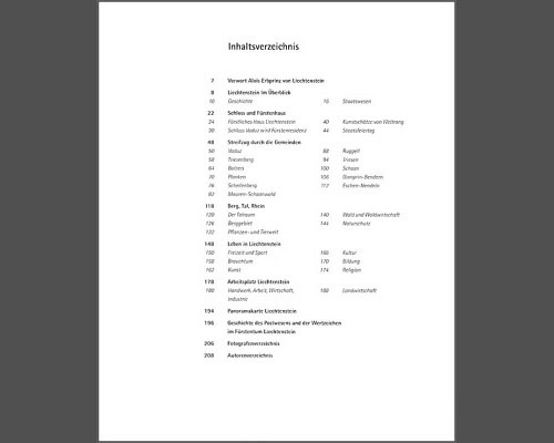 Bildband "Fürstentum Liechtenstein - Die