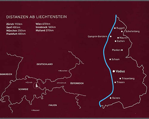 Panorama Liechtenstein - Deutsch