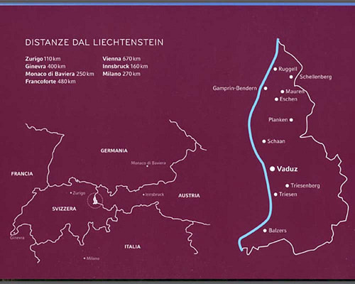 Panorama Liechtenstein - Italienisch