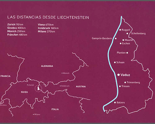 Panorama Liechtenstein - Spanisch