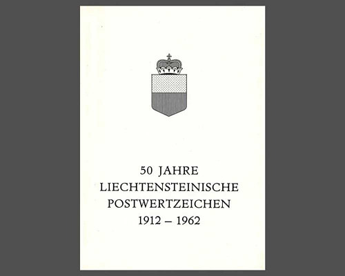 50 Jahre Liechtensteinische Postwertzeic