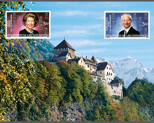 Ansichtskarte - Liechtenstein - Schloss