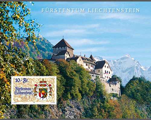 Ansichtskarte - Liechtenstein - Schloss