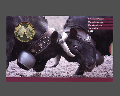 Schweiz - Münzsatz, Ringkuhkämpfe