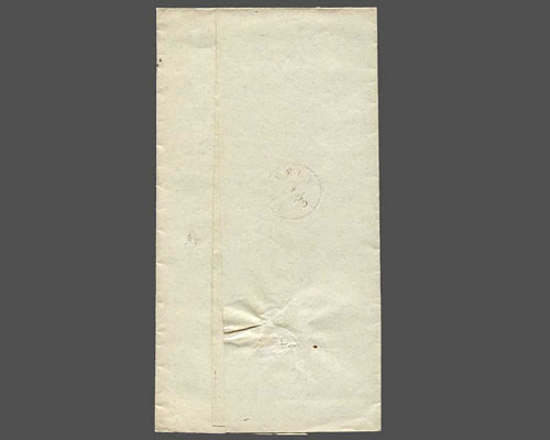 LBK Nr. 2 c, Ex-offo-Faltbrief mit Inhal