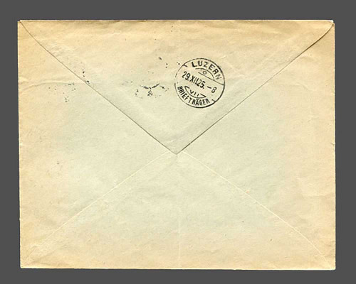 15 Rp. Zähnung 9 1/2 und 25 Rp. auf port