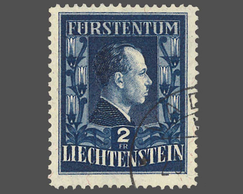 Mi.Nr. 304-305 A, 2+3 Fr. Fürst/Fürstin